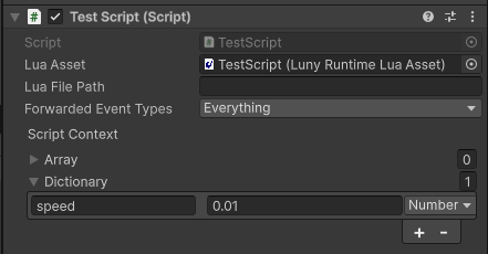 script context inspector